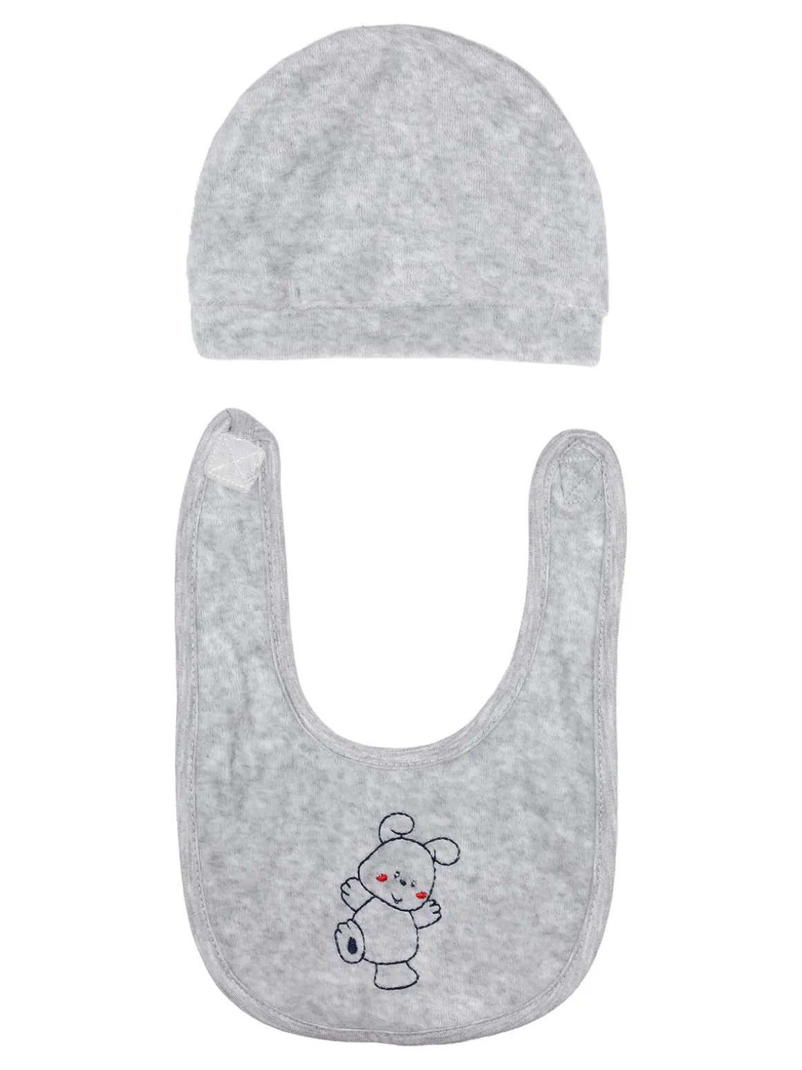 Urchin Tutina in ciniglia da neonato con accessori - grigio