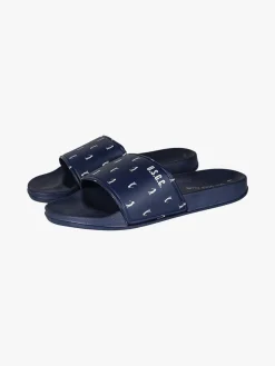 U.S. Golf Club Ciabatte in gomma da uomo a fascia larga - blu scuro