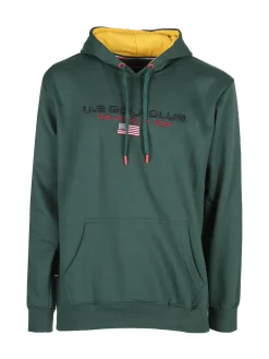 U.S. Golf Club Felpa da uomo con cappuccio e scritta