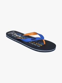 U.S. Golf Club Infradito da uomo in gomma con stampe - blu scuro