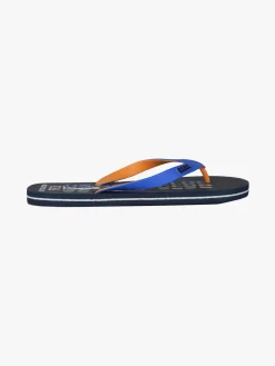 U.S. Golf Club Infradito da uomo in gomma con stampe - blu scuro