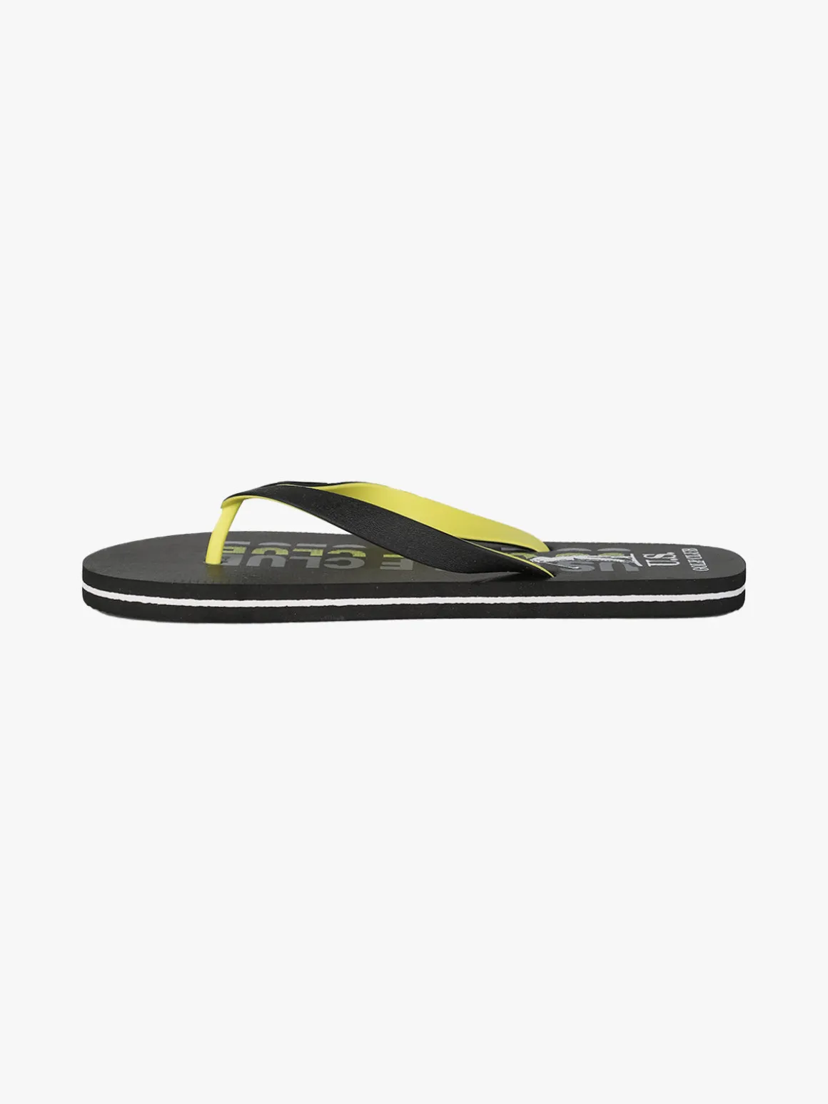 U.S. Golf Club Infradito da uomo in gomma con stampe - nero