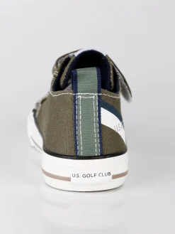 U.S. Golf Club Junior Sneakers in tela con strappo