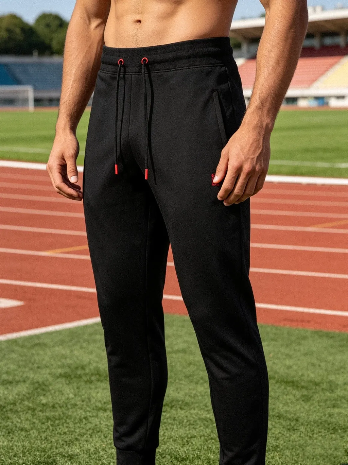 U.S. Golf Club Pantaloni tuta da uomo con coulisse e polsini