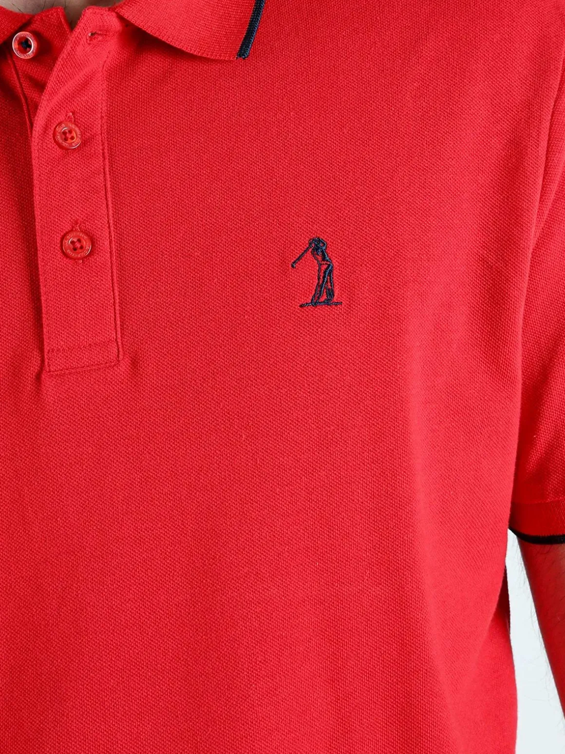U.S. Golf Club Polo da uomo in cotone a maniche corte