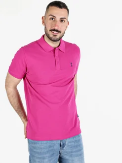 U.S. Golf Club Polo da uomo in cotone a maniche corte