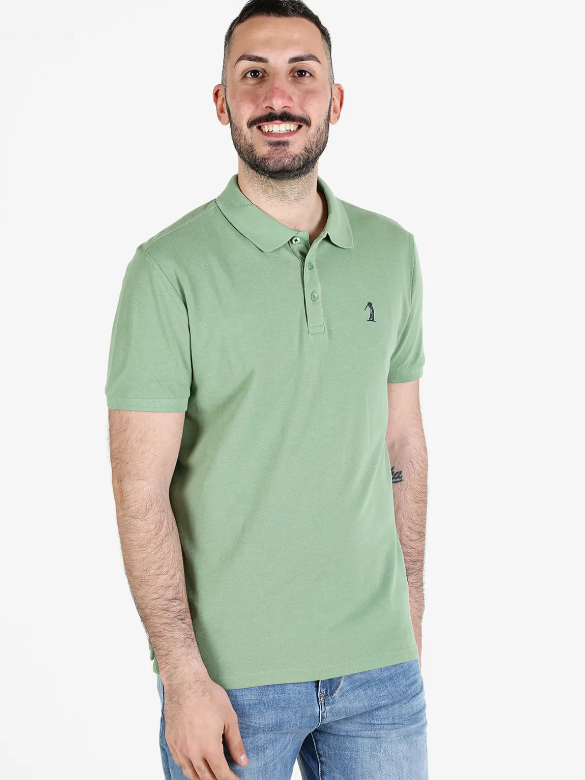 U.S. Golf Club Polo da uomo in cotone a maniche corte