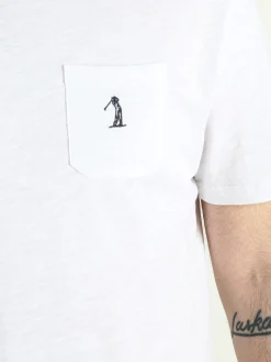 U.S. Golf Club T-shirt uomo in cotone con taschino
