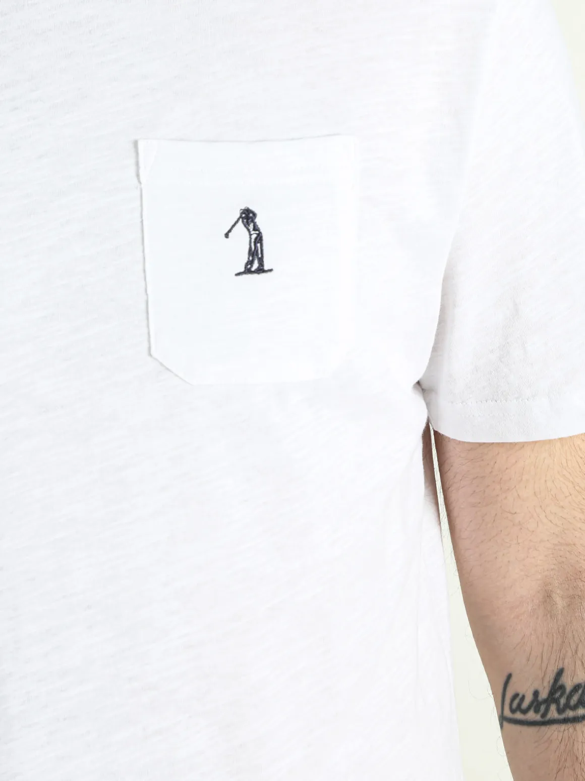 U.S. Golf Club T-shirt uomo in cotone con taschino