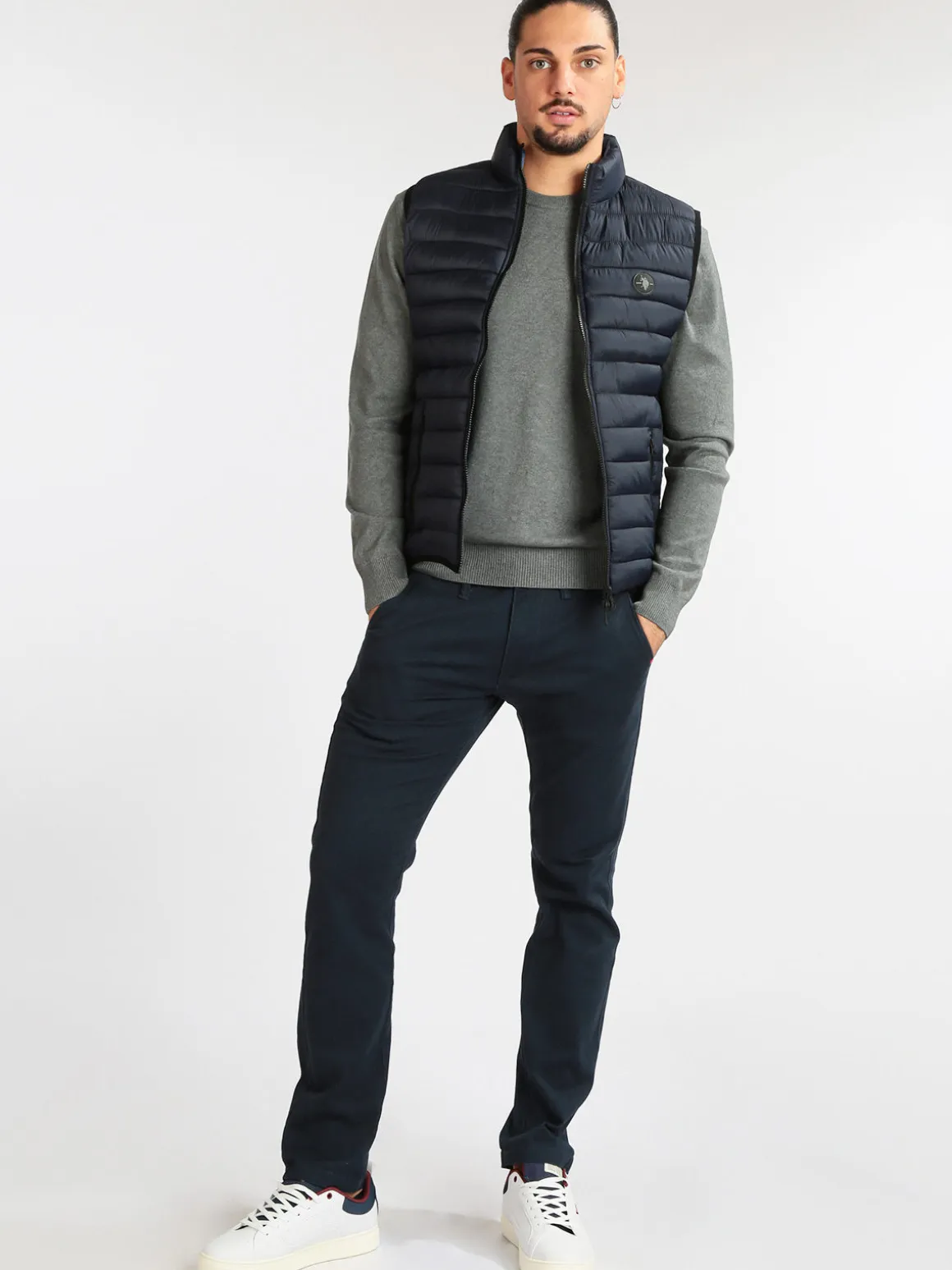 U.S. Polo Assn. Giubbino smanicato uomo reversibile