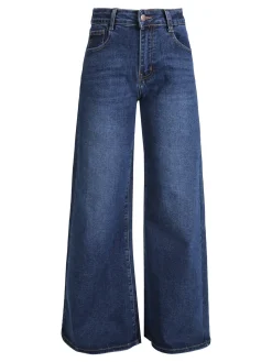 Vale Denim Jeans donna a gamba larga - jeans