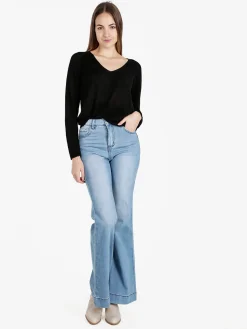 Vale Denim Jeans donna a zampa