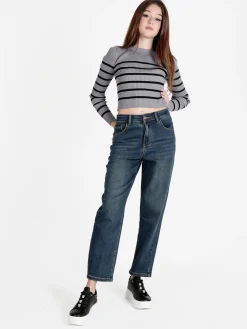 Vale Denim Jeans donna mom fit
