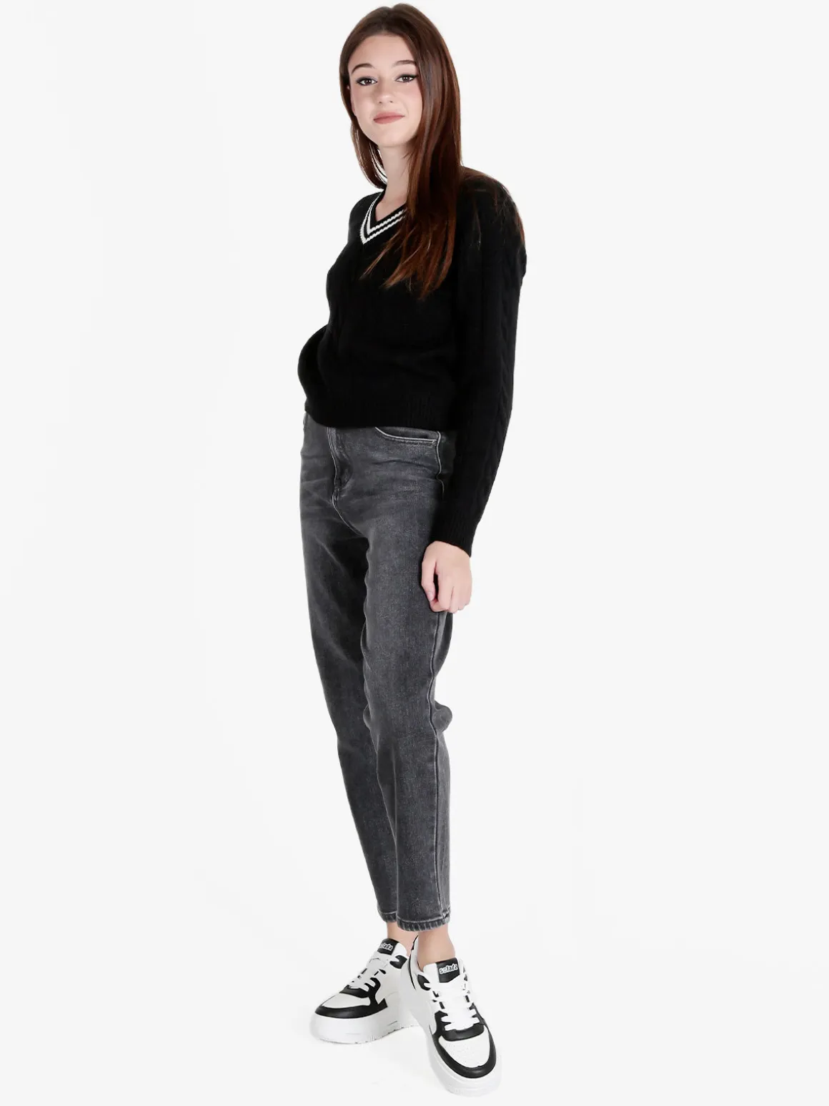 Vale Denim Jeans donna mom fit