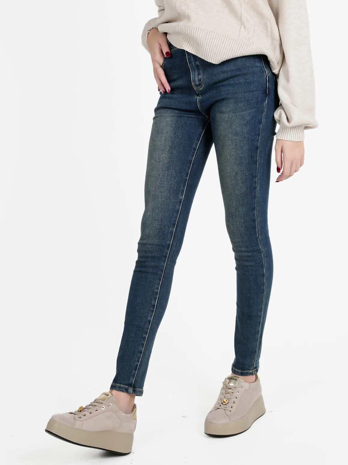 Vale Denim Jeans skinny da donna