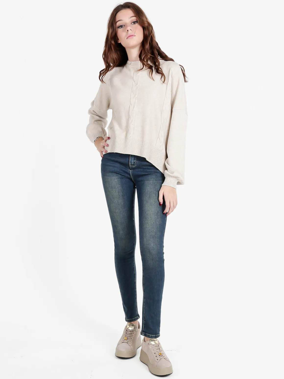 Vale Denim Jeans skinny da donna