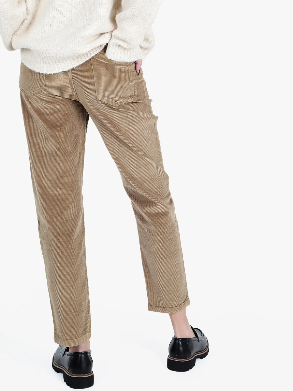 Vale Denim Pantaloni donna in velluto a coste