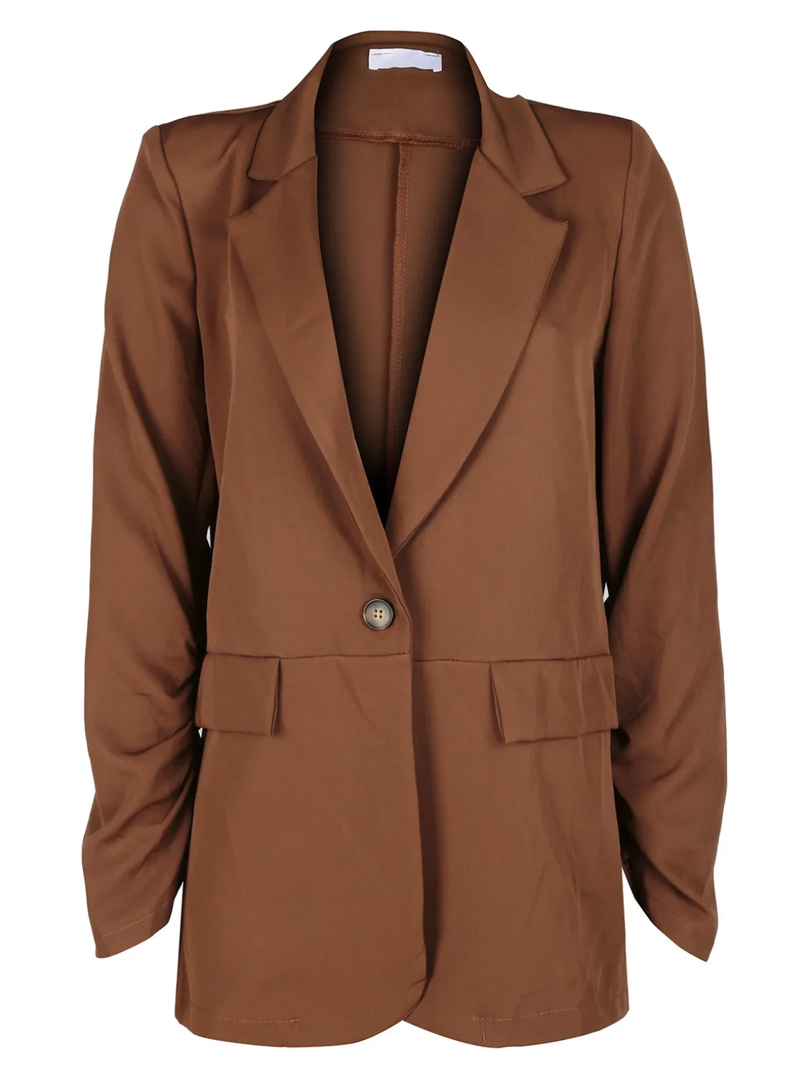 Vanita Blazer donna con maniche arricciate