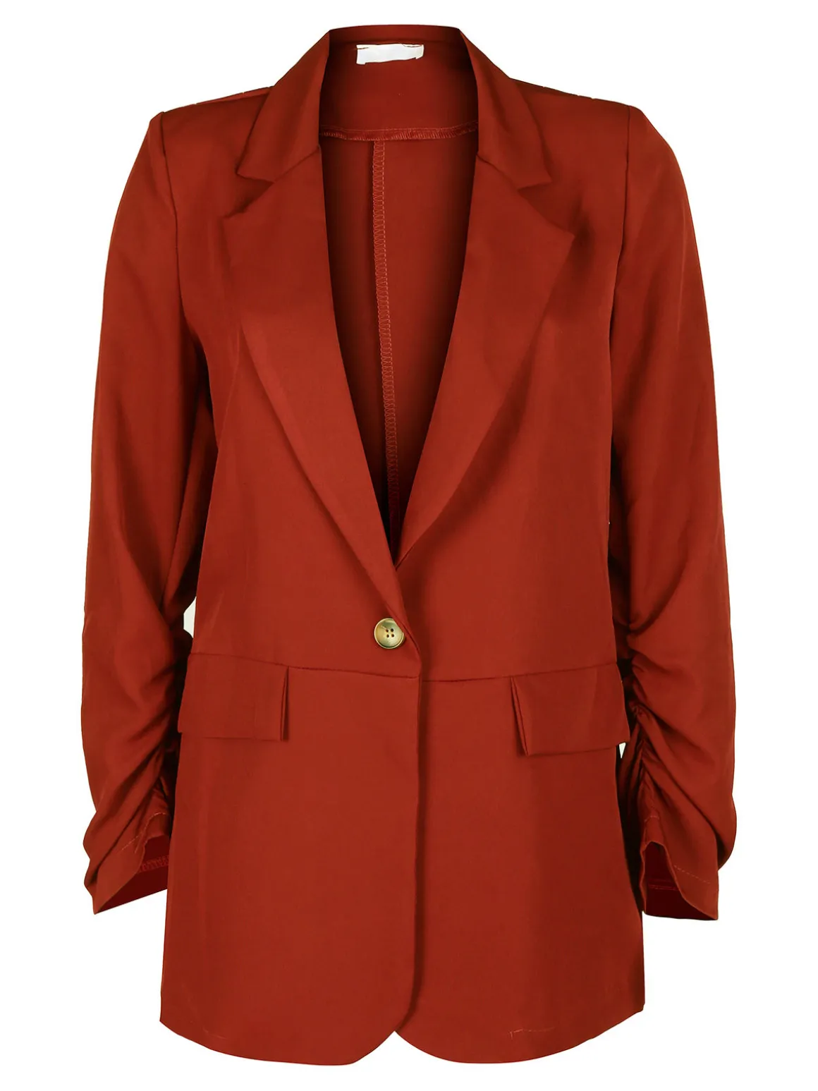 Vanita Blazer donna con maniche arricciate