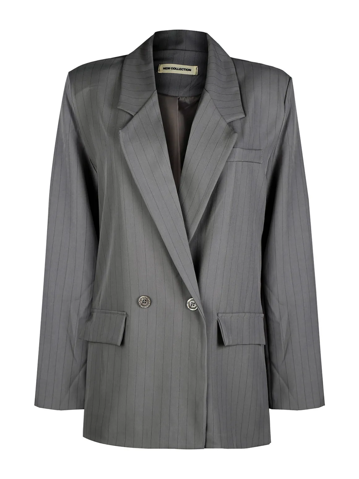 Vanita Blazer donna gessato con chiusura a doppio petto