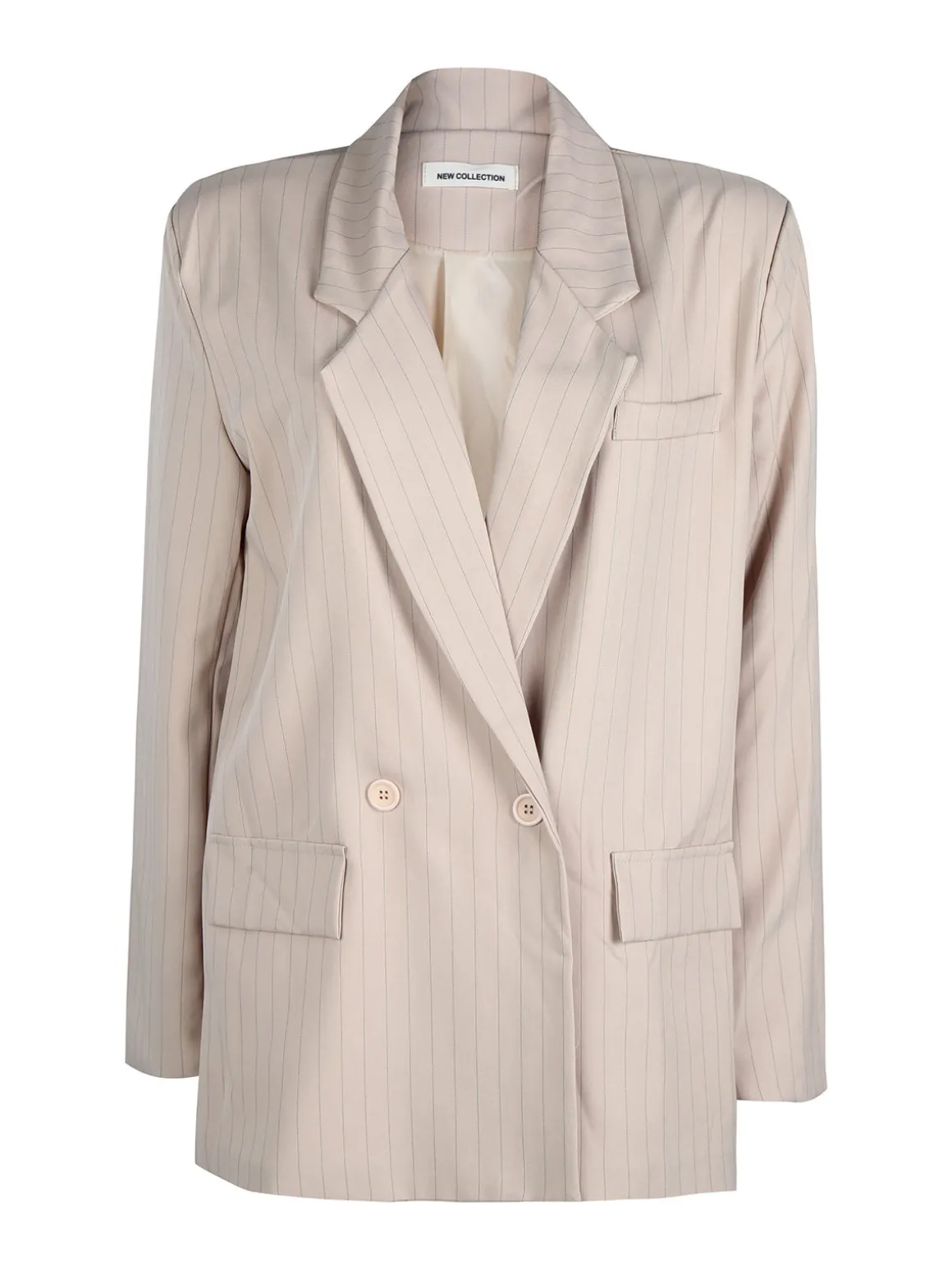 Vanita Blazer donna gessato con chiusura a doppio petto
