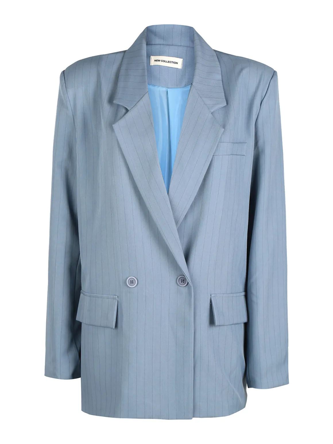 Vanita Blazer donna gessato con chiusura a doppio petto