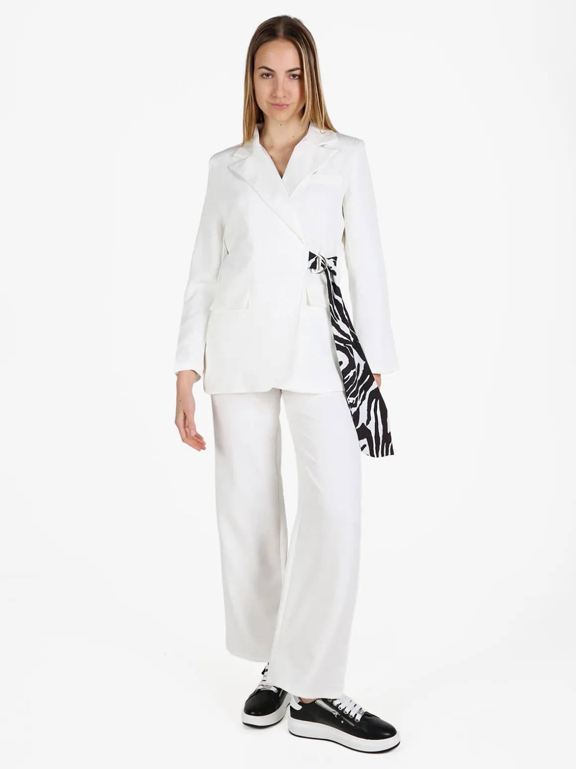 Vanita Completo da donna oversize con blazer e pantalone