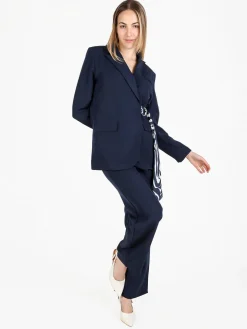 Vanita Completo da donna oversize con blazer e pantalone