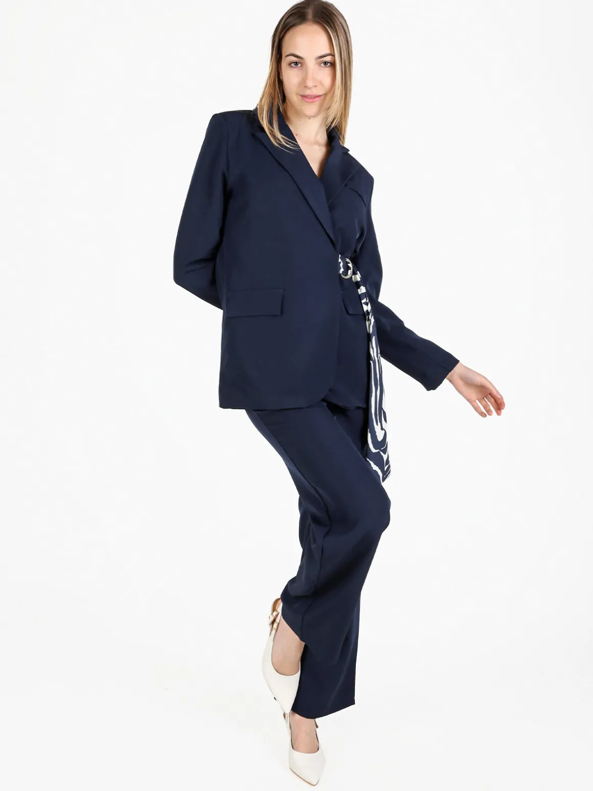 Vanita Completo da donna oversize con blazer e pantalone