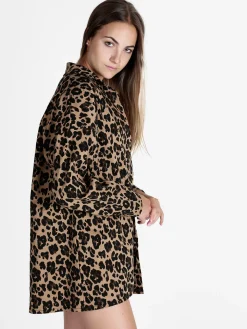 Vanita Giacca camicia lunga da donna maculata