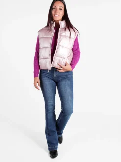 Vanita Gilet donna trapuntato con zip