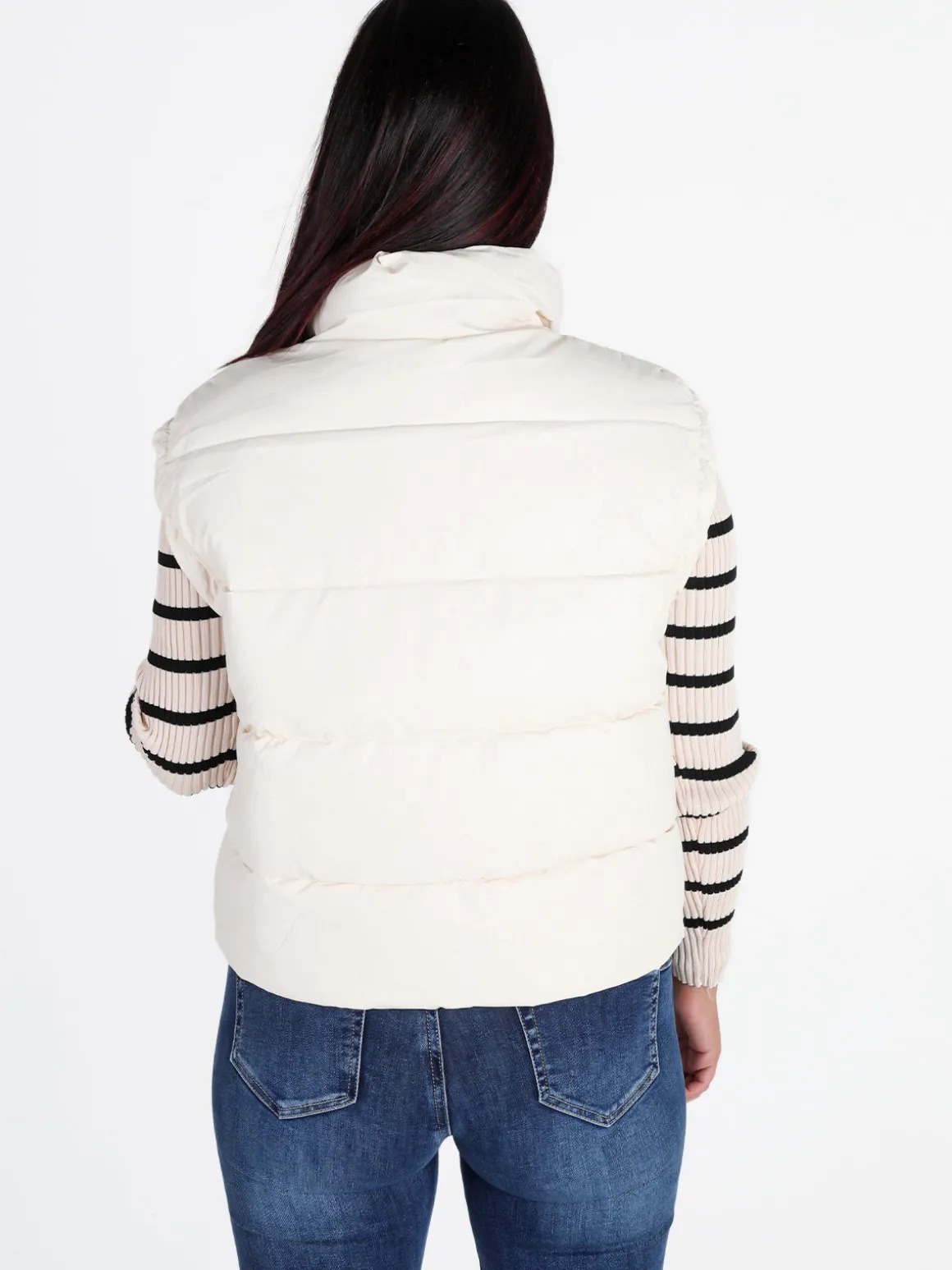 Vanita Gilet donna trapuntato con zip