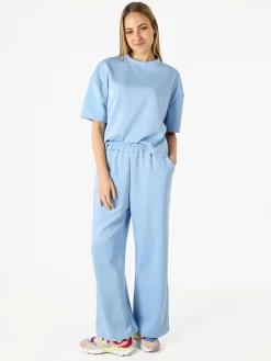 Vanita T-shirt donna oversize in felpa - bianco