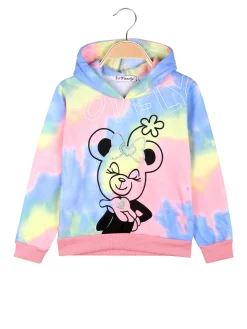 Vanity Girl'S Felpa pesante da bambina con cappuccio - rosa