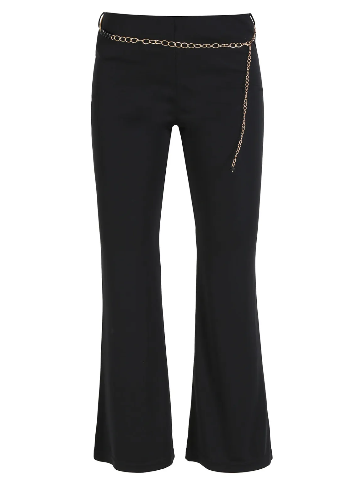 Vento Pantaloni eleganti da donna con cintura a catena