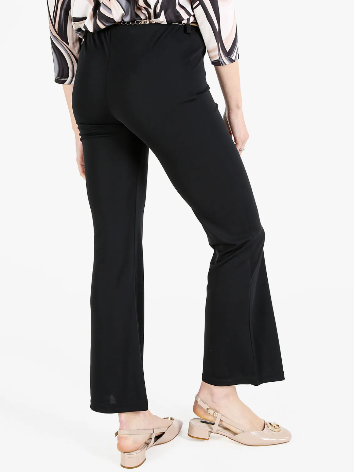 Vento Pantaloni eleganti da donna con cintura a catena
