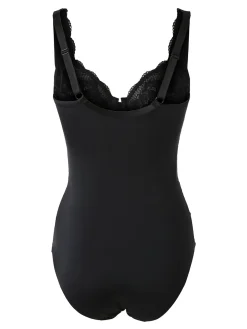 Verde Veronica AR40 Body donna con pizzo senza ferretto coppa C - fango