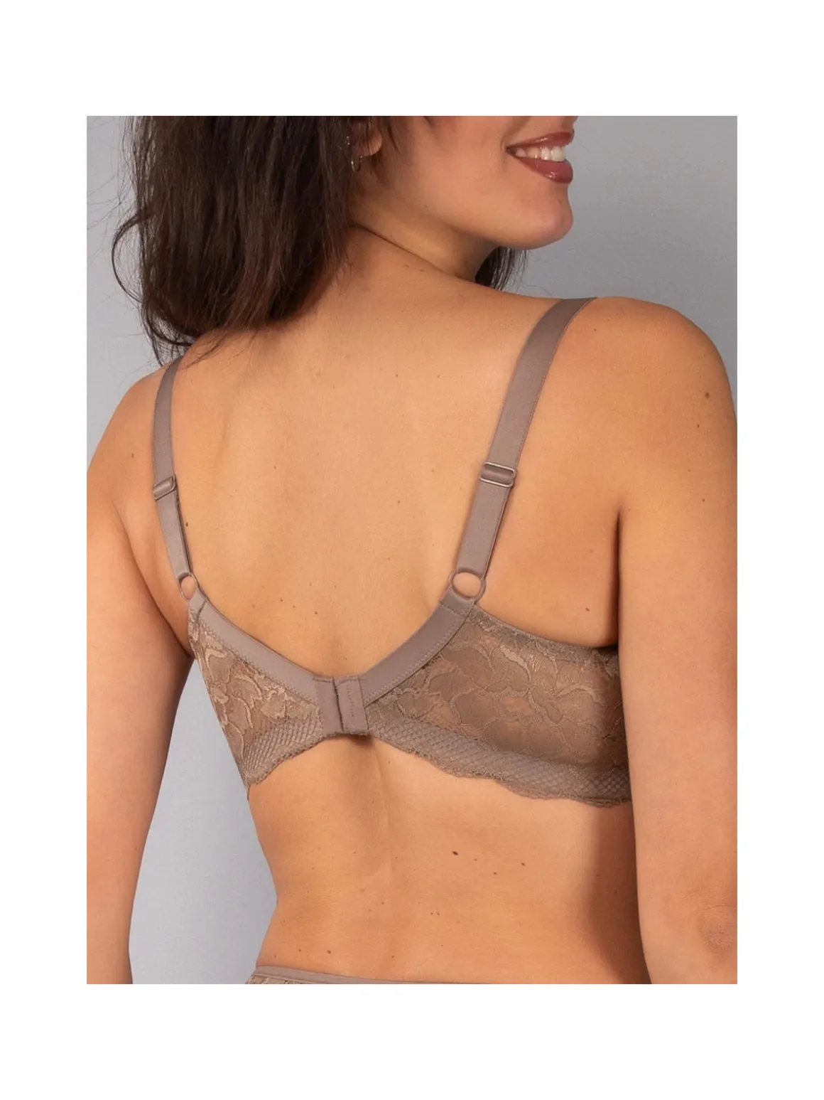Verde Veronica AR16 Reggiseno imbottito preformato senza ferretto coppa C - fango