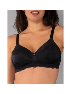 Verde Veronica AR16 Reggiseno imbottito preformato senza ferretto coppa D - nero