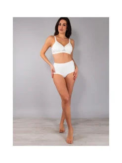 Verde Veronica AR16 Reggiseno imbottito preformato senza ferretto coppa C - panna