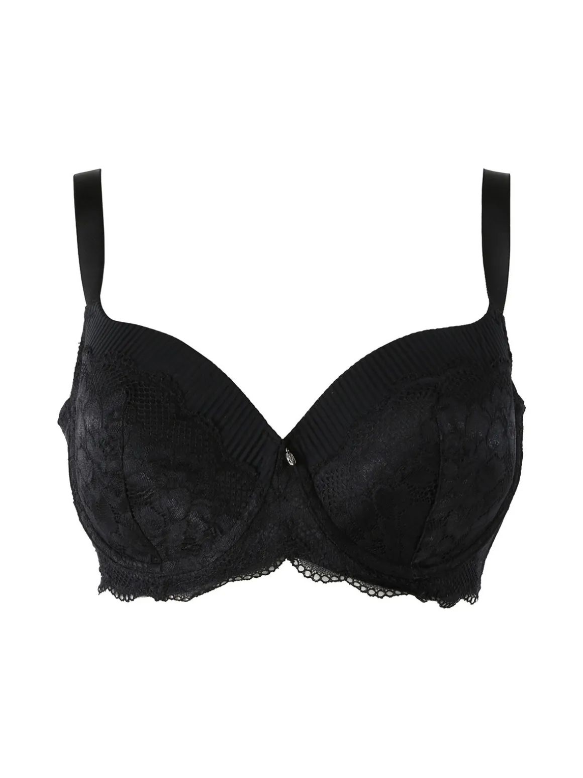 Verde Veronica AR14 Reggiseno imbottito preformato con ferretto coppa E - nero