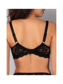Verde Veronica AR14 Reggiseno imbottito preformato con ferretto coppa E - nero