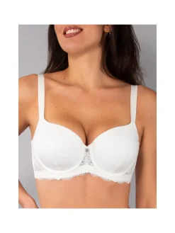Verde Veronica AR14 Reggiseno imbottito preformato con ferretto coppa C - panna