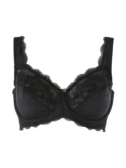 Verde Veronica AR12 Reggiseno sfoderato con ferretto coppa E - nero