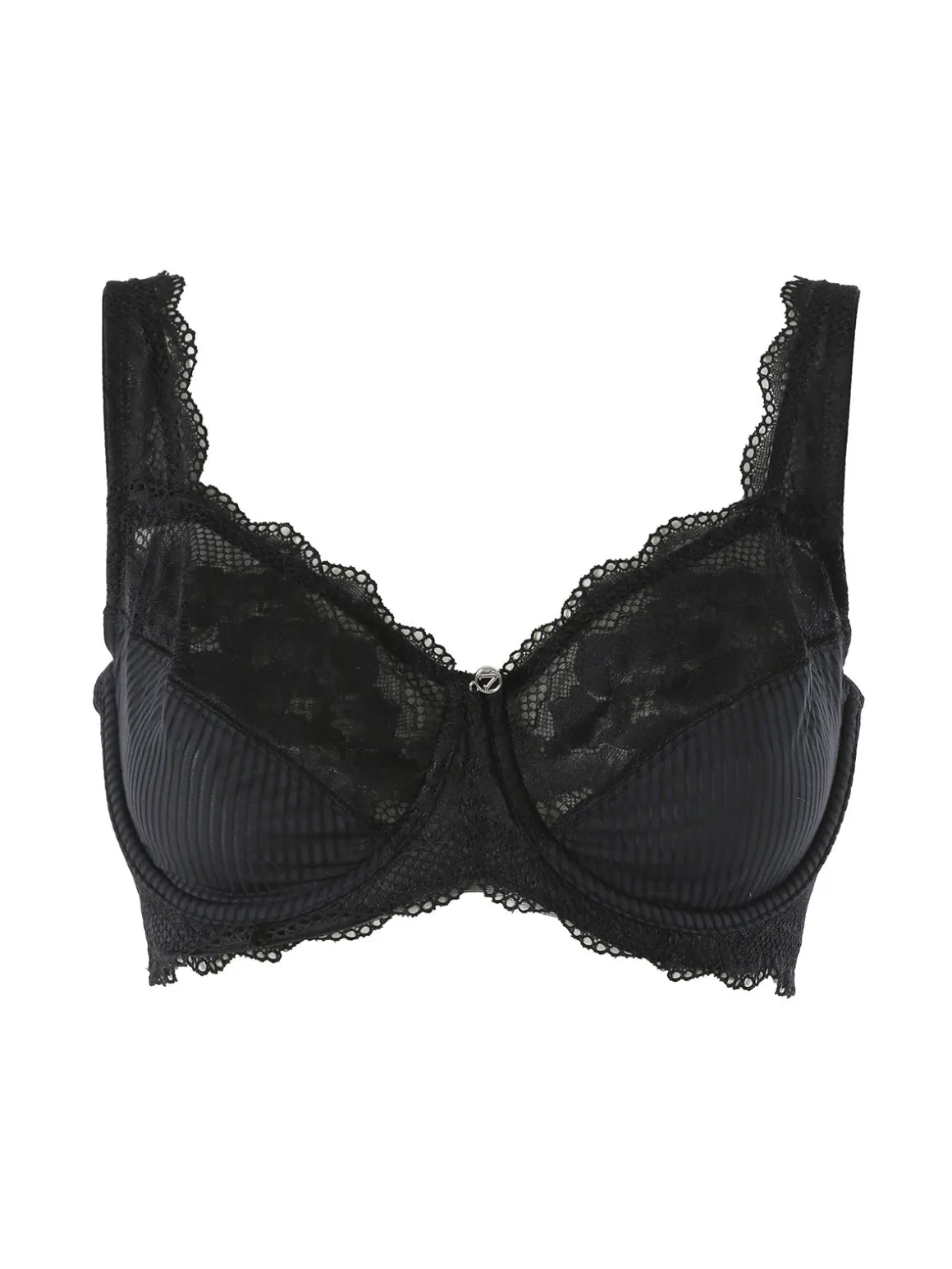 Verde Veronica AR12 Reggiseno sfoderato con ferretto coppa E - nero