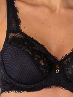 Verde Veronica AR12 Reggiseno sfoderato con ferretto coppa E - nero