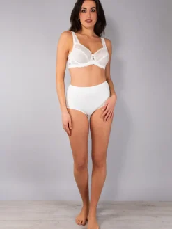 Verde Veronica AR12 Reggiseno sfoderato con ferretto coppa E - panna