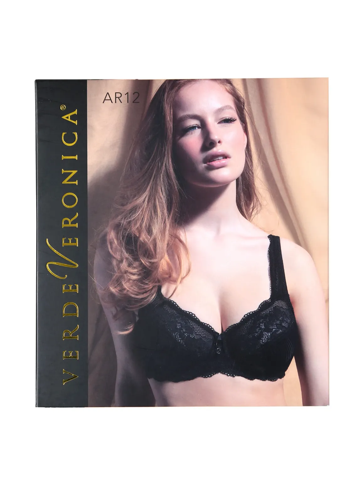 Verde Veronica AR12 Reggiseno sfoderato con ferretto coppa E - panna