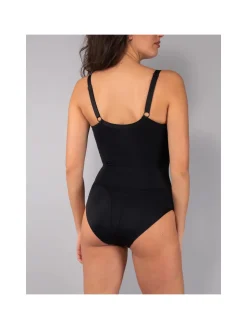 Verde Veronica DR42 Body donna francese con ferretto coppa C - nero