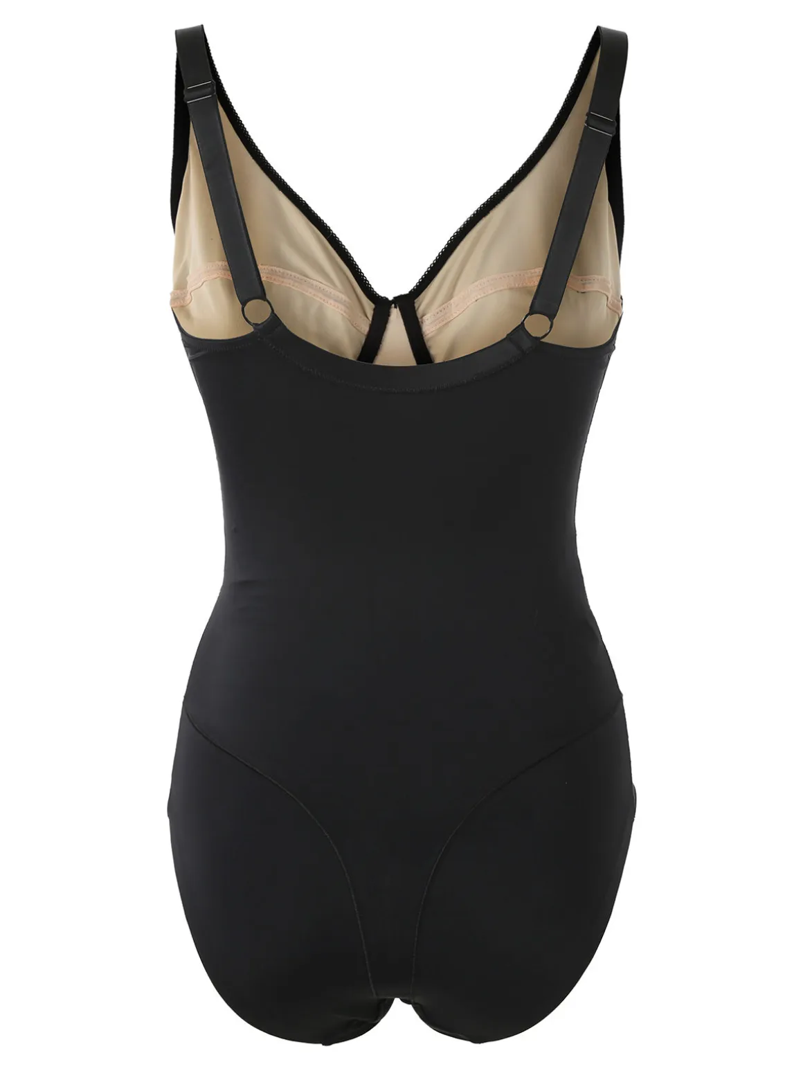 Verde Veronica DR42 Body francese da donna con ferretto coppa D - nero